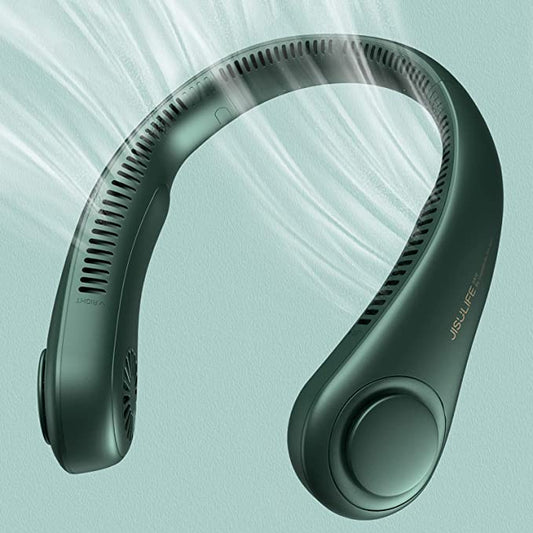 Revolutionary Breeze Buddy: USB-Charged Portable Neck Fan - Stay Cool Anywhere, Anytime!