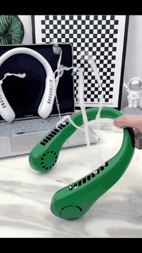 Revolutionary Breeze Buddy: USB-Charged Portable Neck Fan - Stay Cool Anywhere, Anytime!