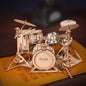 3D Wooden Puzzle | Saxophone Drum Kit Accordion Cello