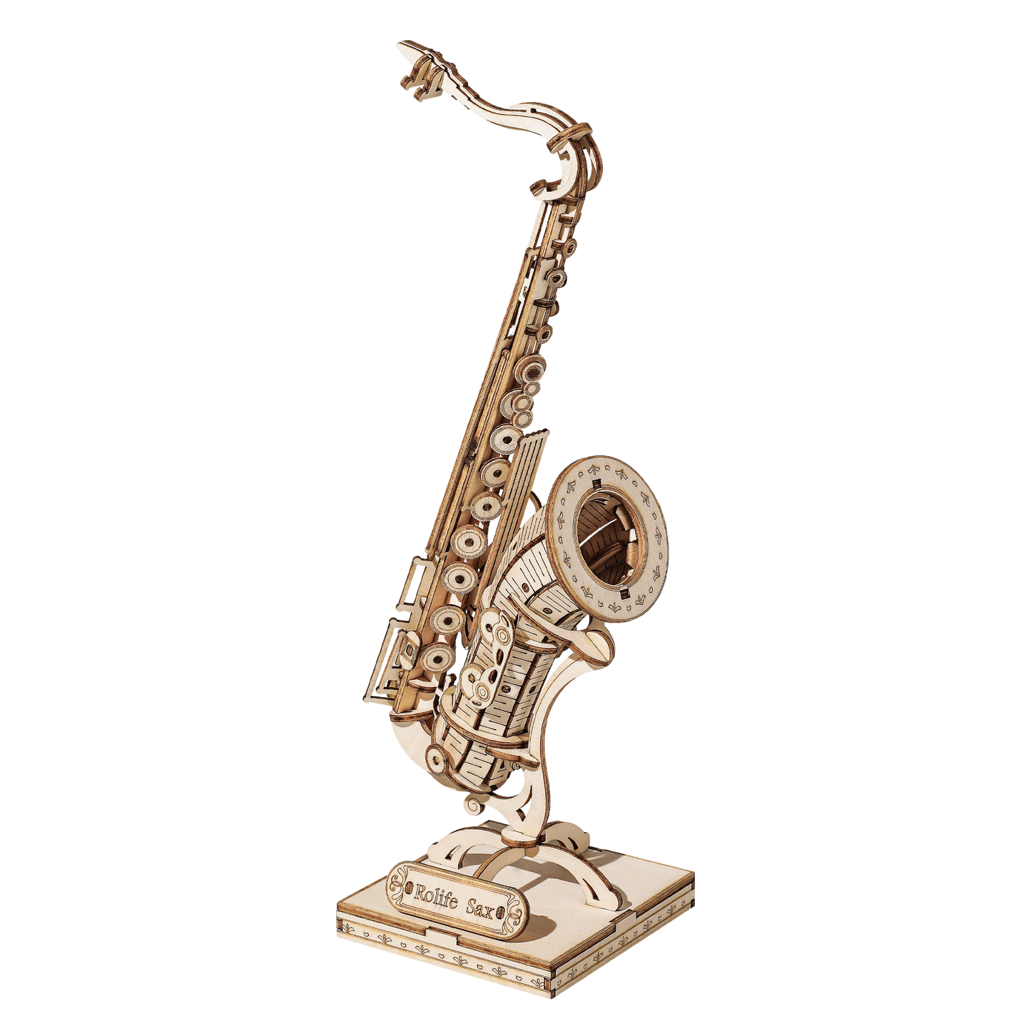 3D Wooden Puzzle | Saxophone Drum Kit Accordion Cello
