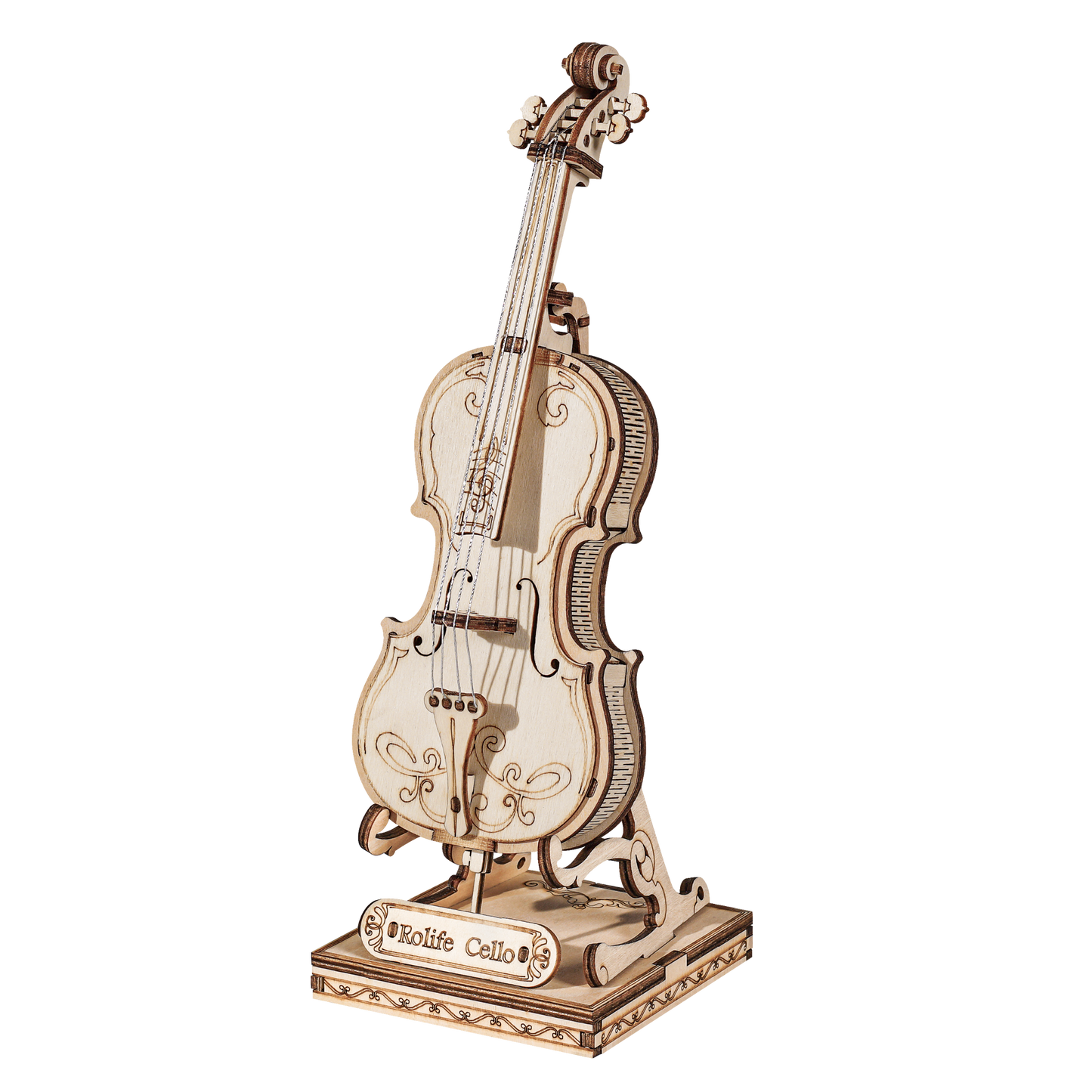 3D Wooden Puzzle | Saxophone Drum Kit Accordion Cello