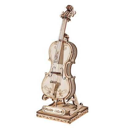 3D Wooden Puzzle | Saxophone Drum Kit Accordion Cello