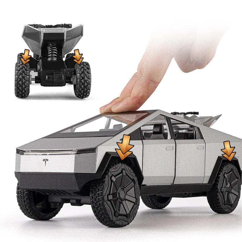 1/24 Tesla Cybertruck with Off-road Vehicle