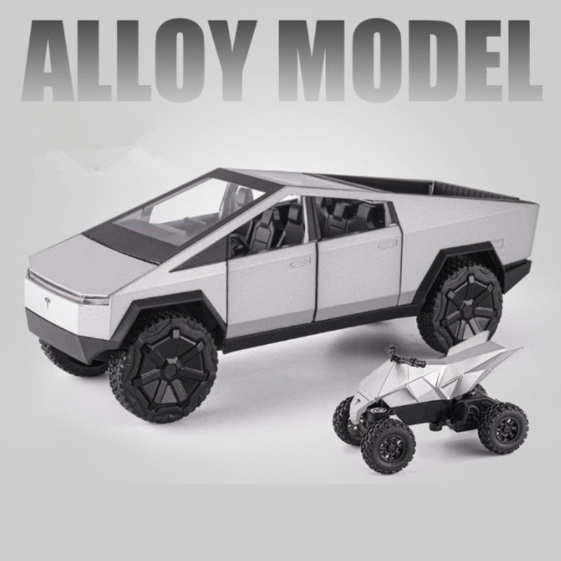 1/24 Tesla Cybertruck with Off-road Vehicle