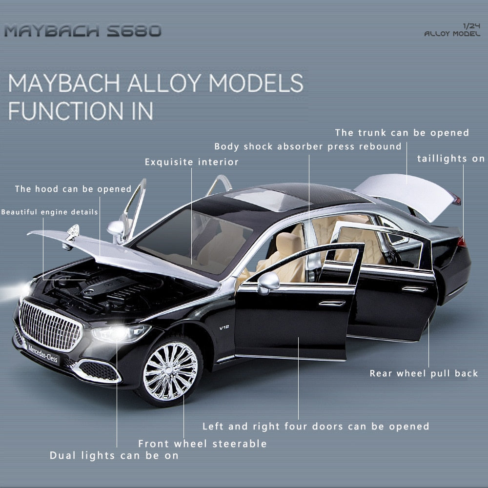 1:24 Mercedes Benz Maybach S680