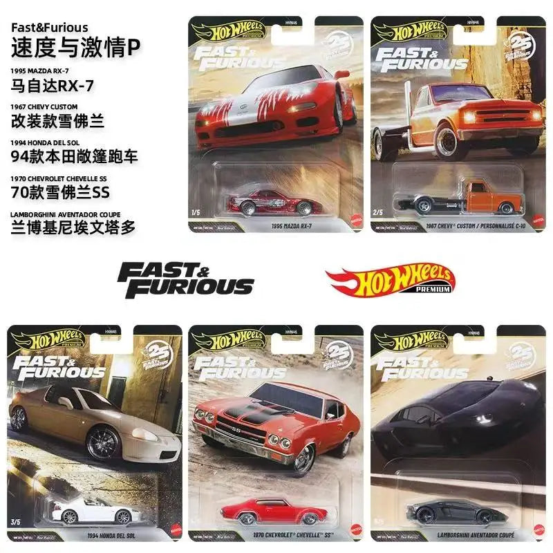 Mattel Hot Wheels 1/64 2026 Fast & Furious Hnw46P Release P Chevrolet Honda Del Sol Collectible Car Toy Die-Cast Vehicle