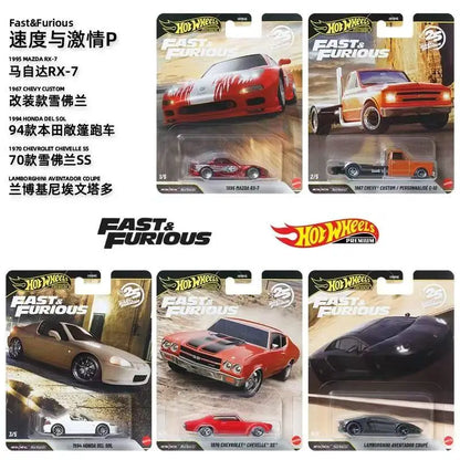 Mattel Hot Wheels 1/64 2026 Fast & Furious Hnw46P Release P Chevrolet Honda Del Sol Collectible Car Toy Die-Cast Vehicle