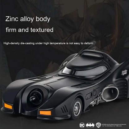 1-24 Batmobile Alloy Model Pull Back Spray Dark Knight Fan Desktop Decoration Collection Ornament