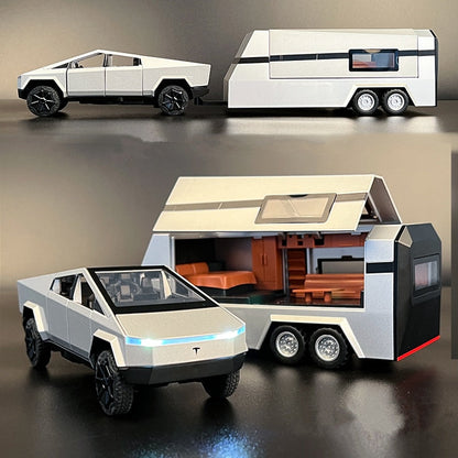 1/32 Tesla CyberTruck Pickup Trailer