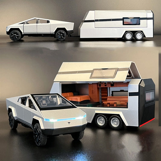 1/32 Tesla CyberTruck Pickup Trailer