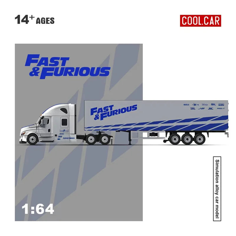 PreSale CoolCar 1:64 Freightliner Fast & Furious Die-Cast Car Model Miniature Gifts