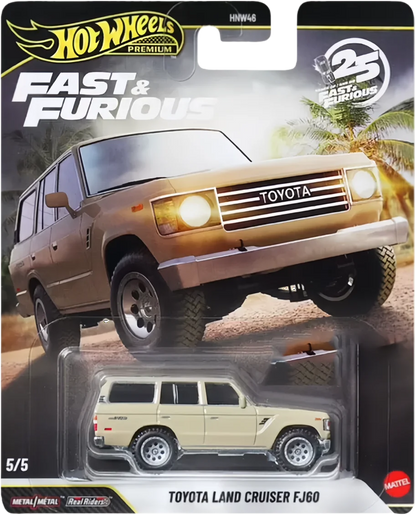 Hot Wheels Premium New Fast & Furious 1:64 Diecast Car Model Dodge Charger Honda NSX BMW Toyota Metal Collectible Vehicle Toy