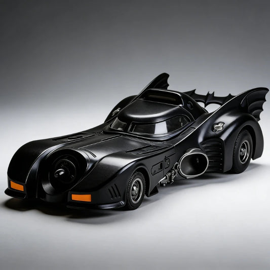 1-24 Batmobile Alloy Model Pull Back Spray Dark Knight Fan Desktop Decoration Collection Ornament