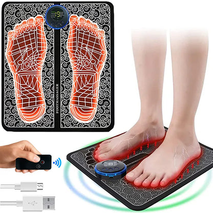 Premium EMS Foot Massager - Relaxing Electric Muscle Stimulation Therapy
