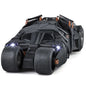 Large Scale 1:18 Batmobile Car Model Toy The Dark Knight Trilogy Sound Light Sliding Spray Alloy Vehicle Models Ornaments Gifts