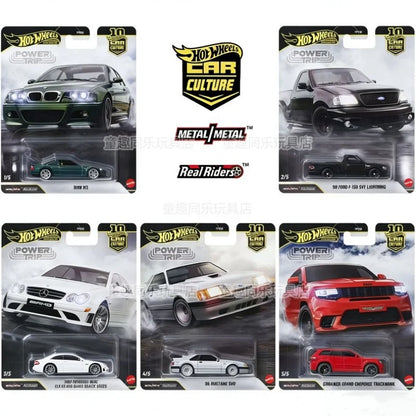 Mattel Hot Wheels Premium Power Trip & Fast & Furious 1/64 Collectible Vehicle 1995 Mazda RX-7 1967 Chevy Car Model Collection