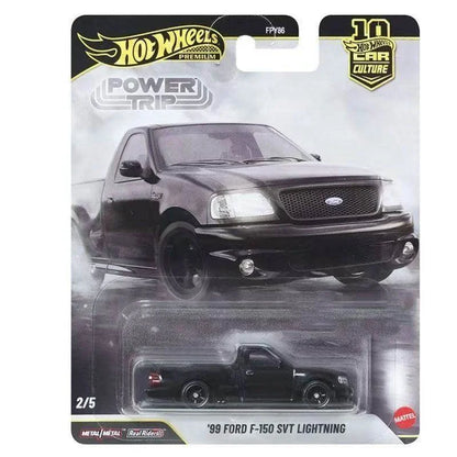 Mattel Hot Wheels Premium Power Trip & Fast & Furious 1/64 Collectible Vehicle 1995 Mazda RX-7 1967 Chevy Car Model Collection