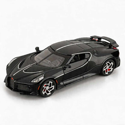 1:32 La Voiture Noire Alloy Sports Car Model Diecast Metal Toy Vehicles Car Model Collection High Simulation Gift