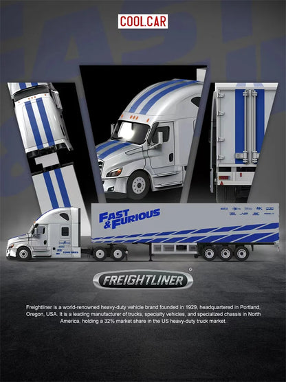 PreSale CoolCar 1:64 Freightliner Fast & Furious Die-Cast Car Model Miniature Gifts