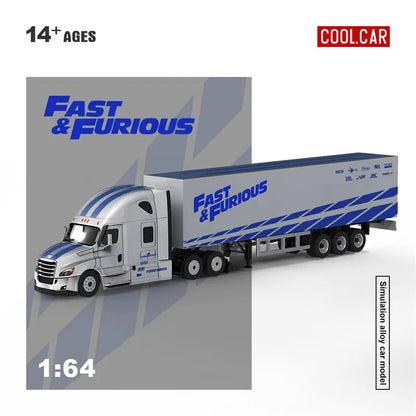 PreSale CoolCar 1:64 Freightliner Fast & Furious Die-Cast Car Model Miniature Gifts